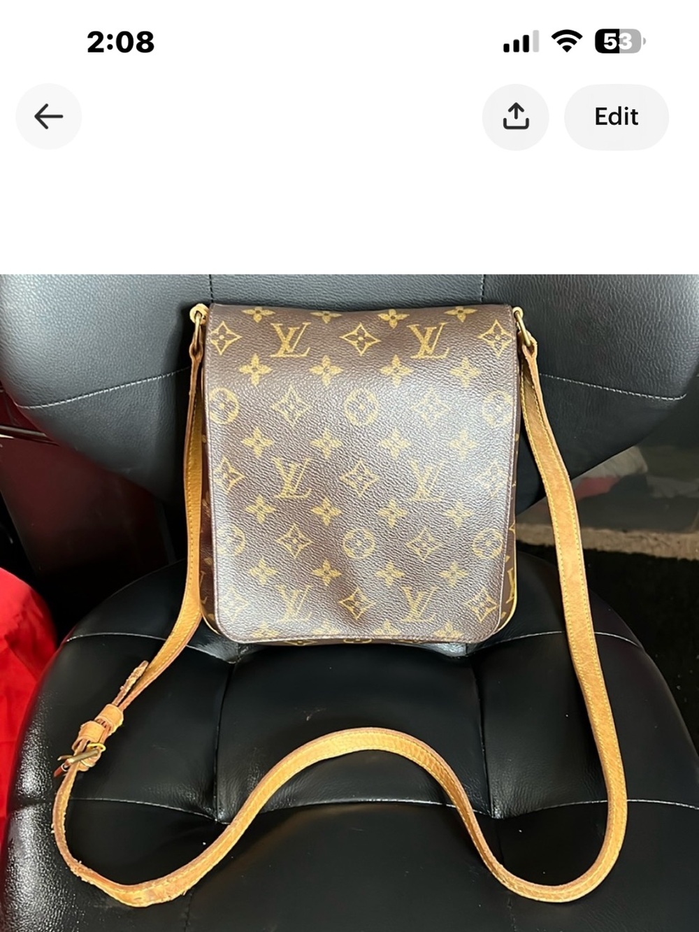 Auth Louis Vuitton Monogram Musette Salsa M51387 Shoulder bag NS101022